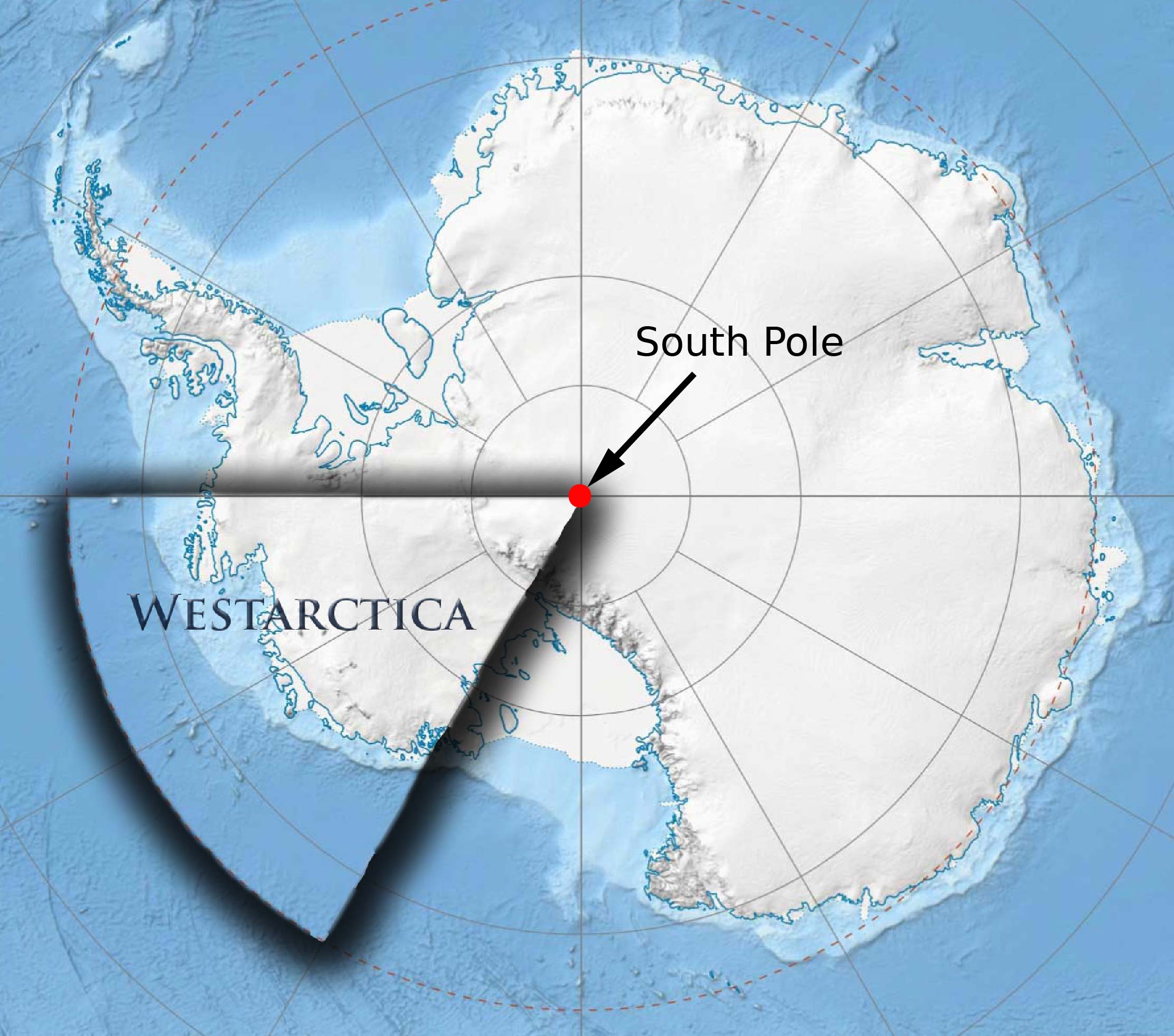 South pole-